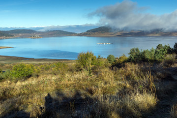 Amazing Autumn Landscape of Batak Reservoir, Pazardzhik Region, Bulgaria