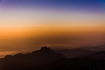 Layers of mountain