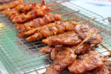 pork roast on street food