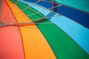 Rainbow umbrella