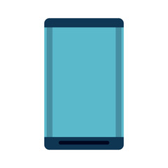 modern smartphone with blank screen icon image vector illustration design 