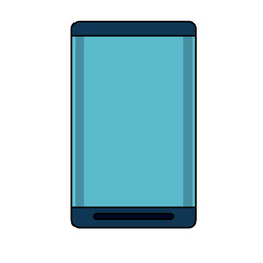 modern smartphone with blank screen icon image vector illustration design 