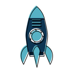 space rocket icon image vector illustration design 