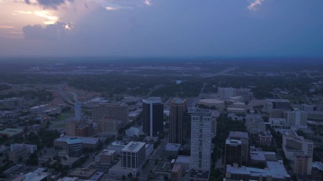 Aerial Alabama Birmingham July 2017 Sunset 4K Inspire 2