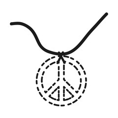 peace sign icon