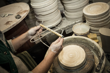 Obraz premium Pottery making