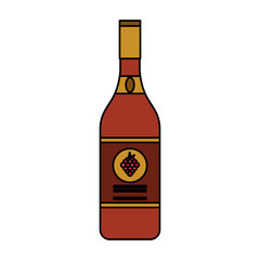 Fototapeta na wymiar wine bottle icon image vector illustration design 