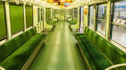 Fototapeta premium 電車の座席