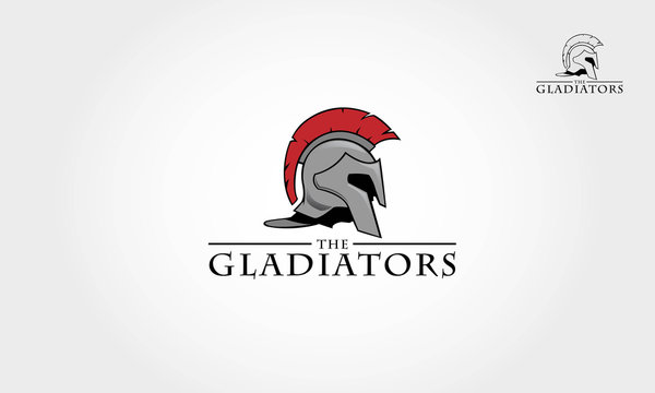 Premium Vector | Spartan gladiator logo