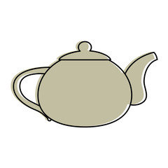 Obraz premium kettle tea beverage icon image vector illustration design