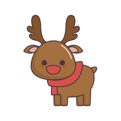 christmas deer icon