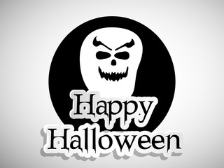 illustration of elements of Halloween Background