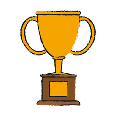 Trophy cup symbol icon vector illustration graphic design