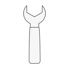 Wrench crossed symbol icon vector illustration graphic design