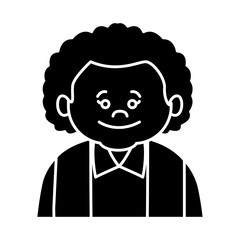 Cute grandmother cartoon icon vector illustration graphic design