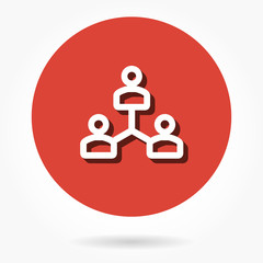 Network - vector icon.