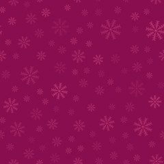 Naklejka na ściany i meble Seamless colored snowflakes pattern. Snowflakes background. Vector illustration