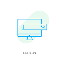 Search Engine Vector Icon