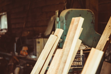 Board in the workshop