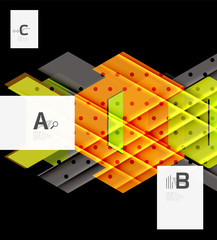 Colorful abstract shapes background