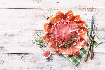 Traditional Spanish ham