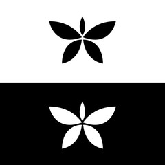 Simple Butterfly Vector Logo