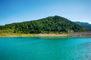 Lake Zaovine in Serbia