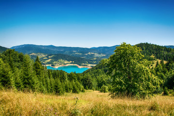 Lake Zaovine in Serbia