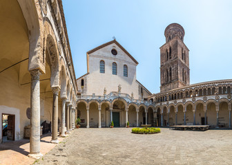 Cathedral of Salerno in Italy - obrazy, fototapety, plakaty