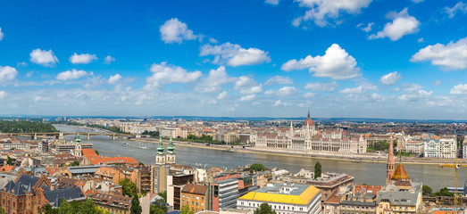 Panoramic view of  Budapest