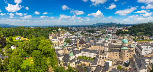 Panoramic view of Salzburg