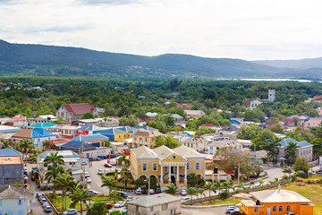 Falmouth port in Jamaica island, the Caribbeans - obrazy, fototapety, plakaty