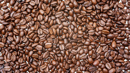 coffee beans for a background.