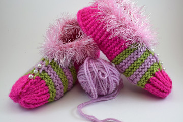 Knitted children's Slippers