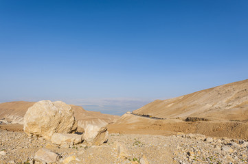 Stone desert in Israel