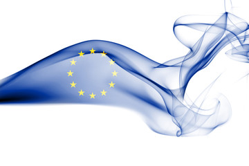 Eu smoke flag, european union