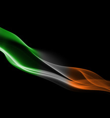 Ireland national smoke flag