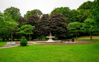Malcolm Vivian Hay memorial water fountain in Seaton park, Aberdeen, Scotland