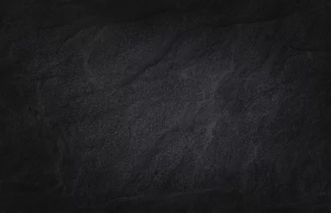 Crédence de cuisine en verre imprimé Pierres Texture d& 39 ardoise noire gris foncé en motif naturel avec une haute résolution pour les œuvres d& 39 art d& 39 arrière-plan et de conception. Mur de pierre noire.