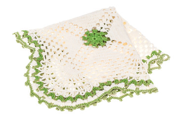 Handmade knitted napkin