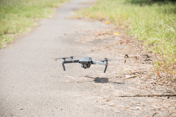 Drone flying the sky

