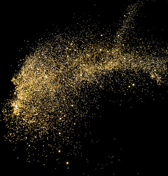 Explosion Paillettes d'or