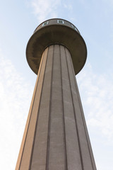 Old water tower from the 1950s converged to an apartment