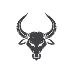 bull head vector illustration