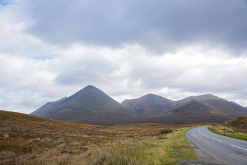 View of Cuillin mountain range, Skye