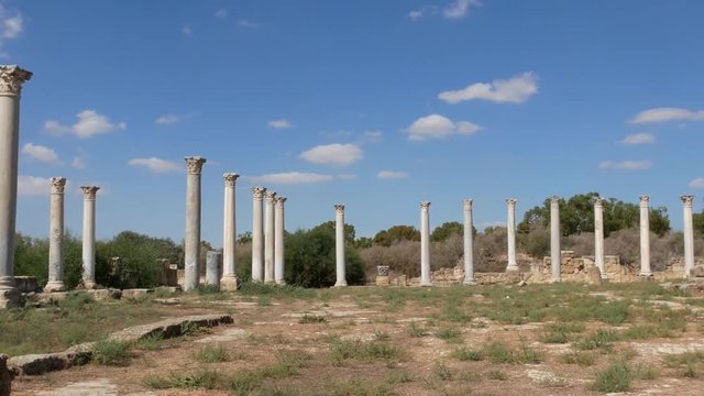 Salamis ruins.ancient Roman site in Northen Cyprus