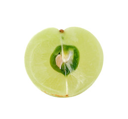 Indian gooseberry isolated on white background