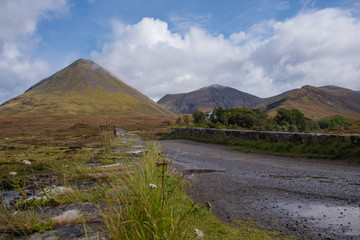 View from Sligachan Bridge to Glamaig