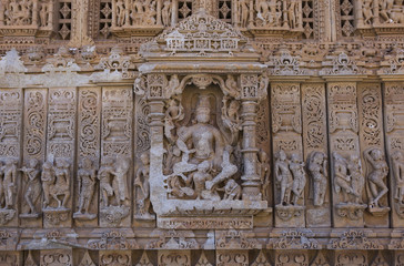 Old Hindu Sas-Bahu Temple in Rajasthan, near Udaipur, India.
