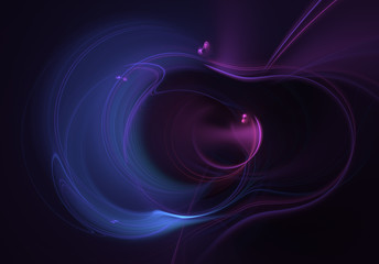 Abstract smooth smoky circles background